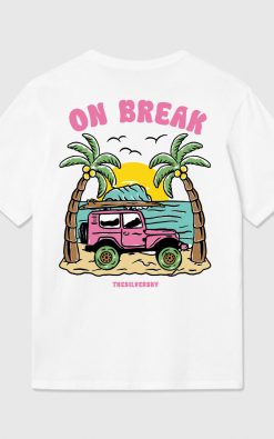 Thesilversky Kaos - On Break - White | T-shirt Premium