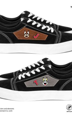 Thesilversky TJ Shoes Velcro Suede | Sepatu Tom Jerry Premium