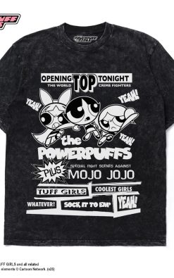 Thesilversky The Powerpuffs Oversized Washed T-shirt | Kaos Premium