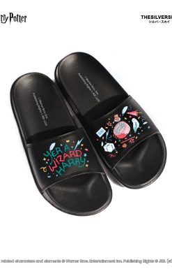 Thesilversky Harry Potter Birthday Wizard Slides Official Sandal HP