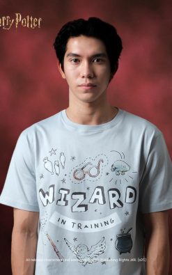 Thesilversky Wizard T-shirt Official Harry Potter | Cloud Blue Kaos Unisex