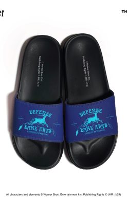Thesilversky Harry Potter Defense Dark Arts Navy Slides Sandal Premium Official