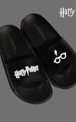 Thesilversky Harry Potter Reflective Silver Slides Sandal Official