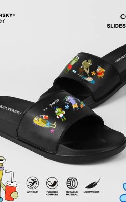 Thesilversky Fish Bikini Bottom Slides Sandal Spongebob Buddies