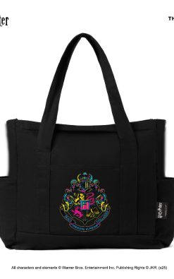 Thesilversky Harry Potter Dark Arts Hogwarts TOTEBAG Black Canvas