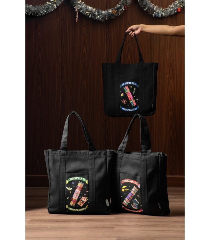 Hogwarts Holidays Harry Potter Christmas Totebag Gift