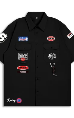 Thesilversky Race Workshirt | Kemeja Pendek Pria Premium