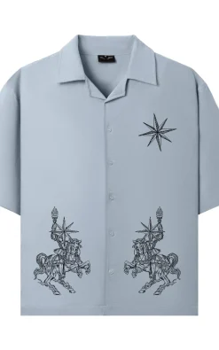 Thesilversky Victory Renaissance Shirt Boxy Oversized | Kemeja Linen Premium Men Pria