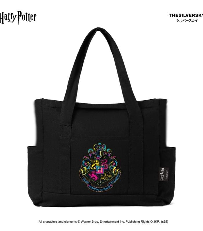 Harry Potter Dark Arts Hogwarts Totebag Black Canvas