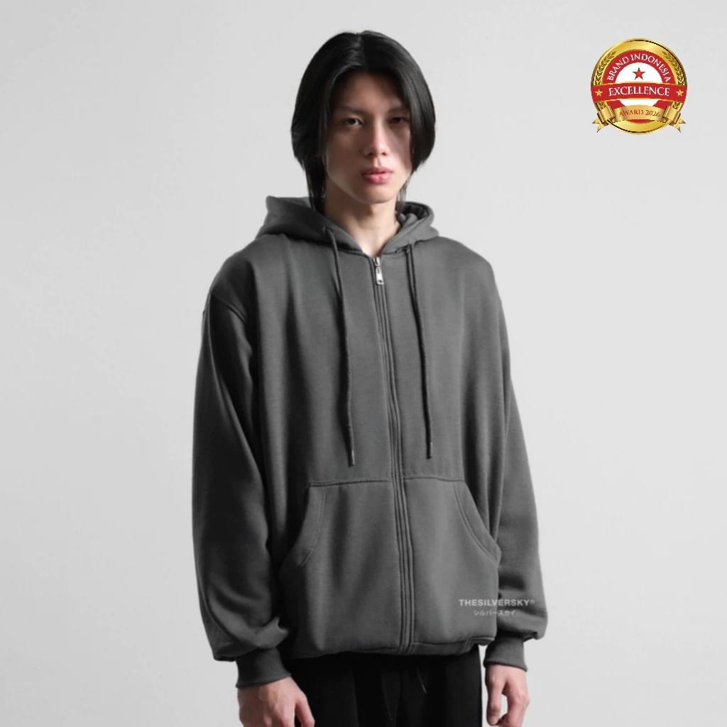 Airy Zipper Hoodie Unisex
